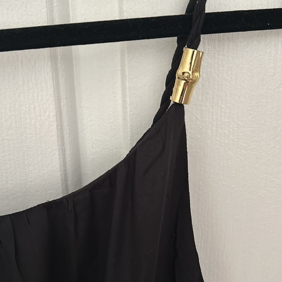 Heidi Klein Black Maxi Dress- Sz M- NWOT - Picture 4 of 8